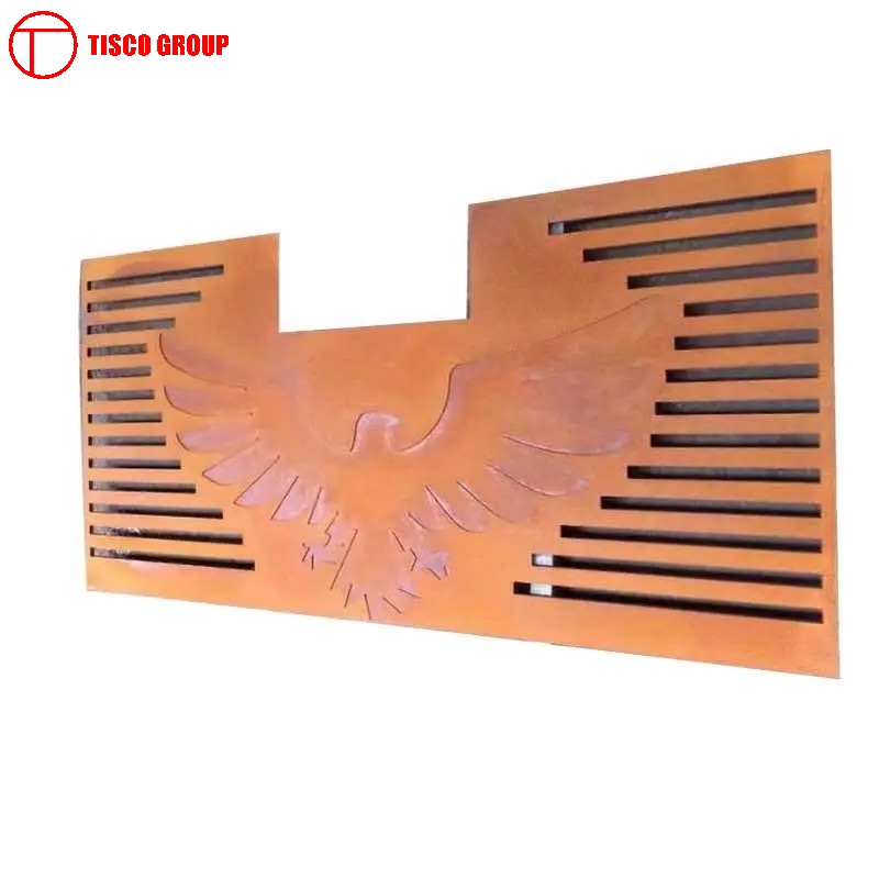 Application of weathering steel plate in garden landscape Application of weathering steel plate in garden landscape