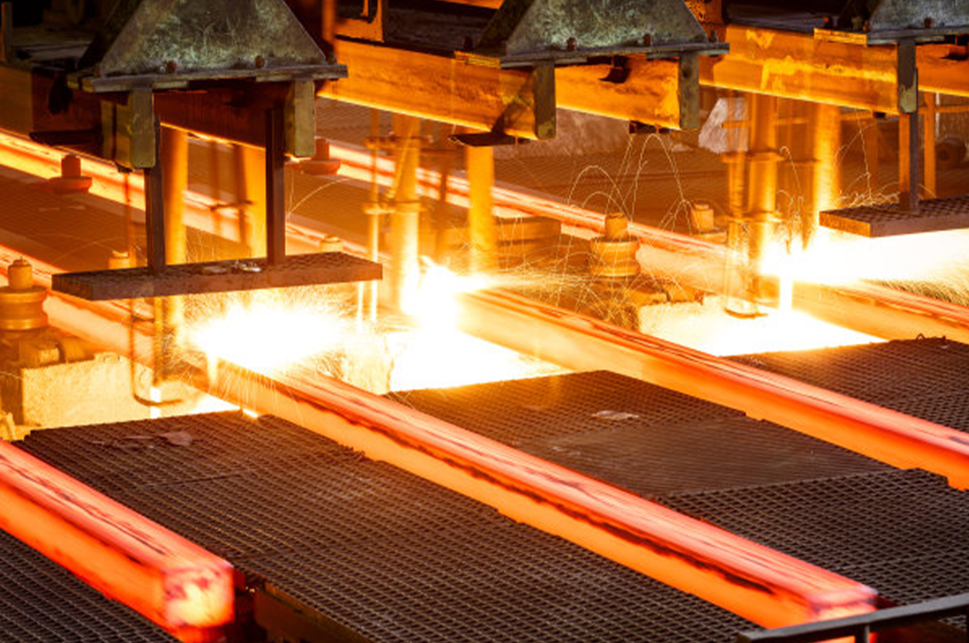 Alloy steel casting mould temperature control