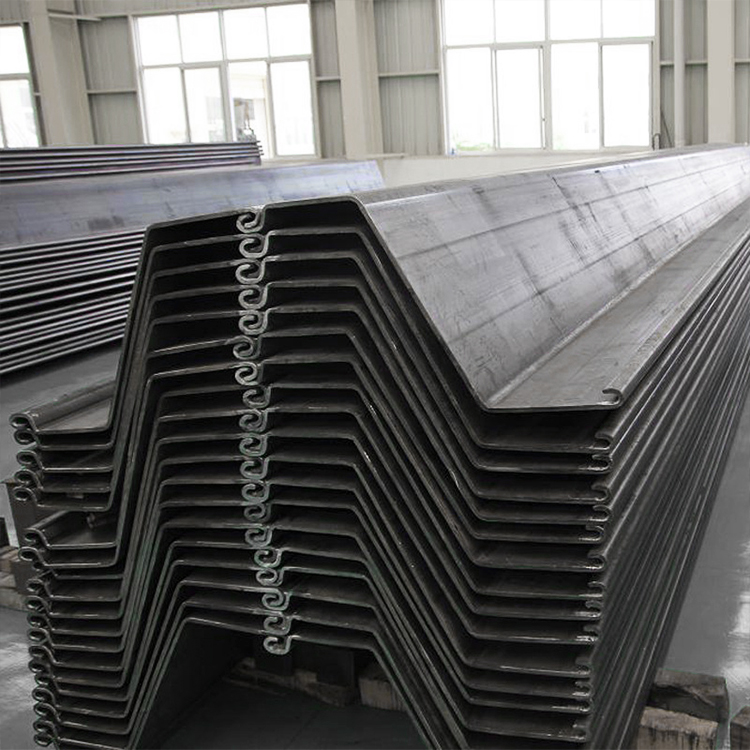 Processing U-shaped piles with cold-formed steel sheet piles