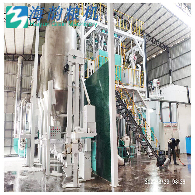 Corn/Maize flour milling machine for 50tons of Corn flour and grit milling machine complete plant