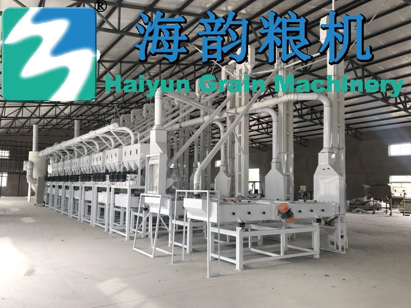 50tons  of buckwheat sheller to grader to packing machine line