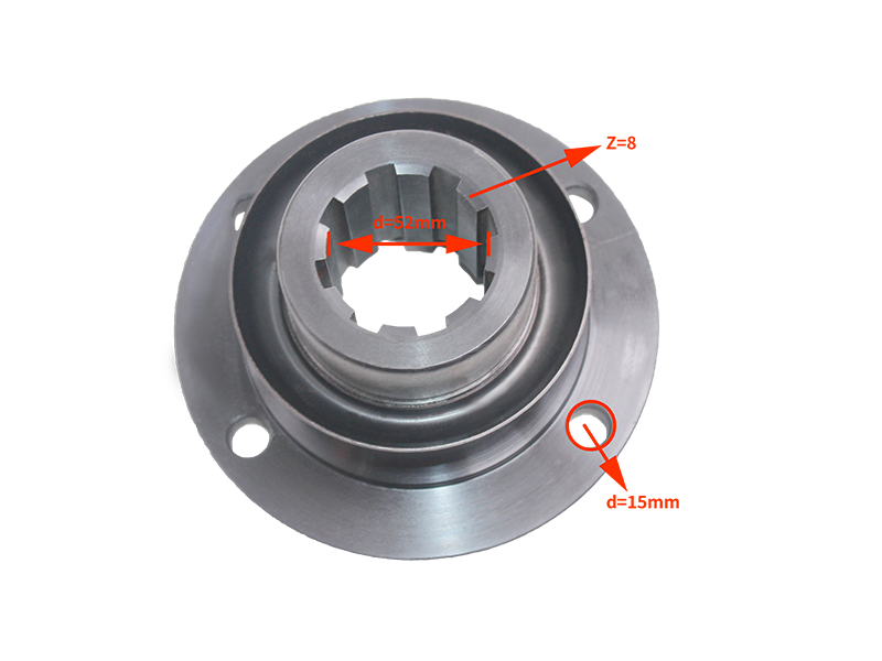 Angle tooth flange 8 teeth Angle tooth flange 8 teeth