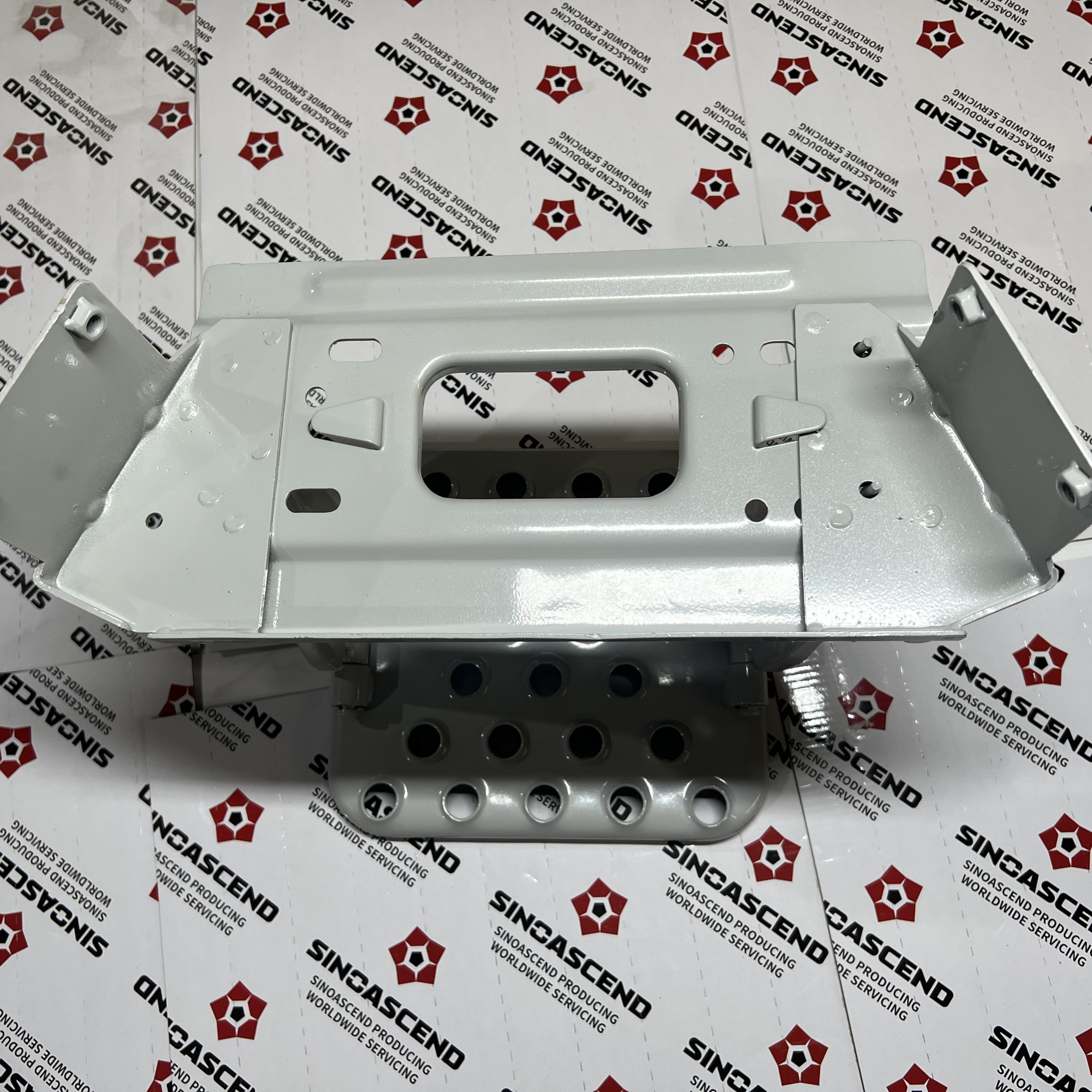 Lower right step suspension