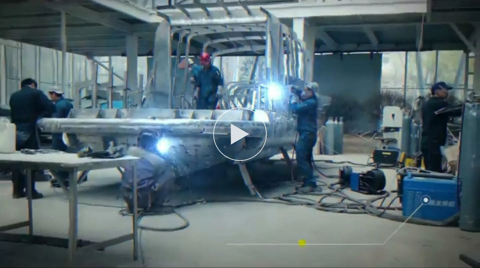 Видео-Применение в судостроительной верфи AOTAI