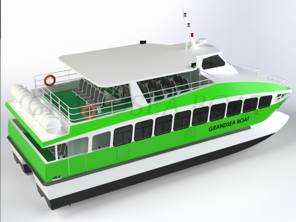 Bateau de ferry catamaran en aluminium Grandsea de 19 m, 169 places, à vendre