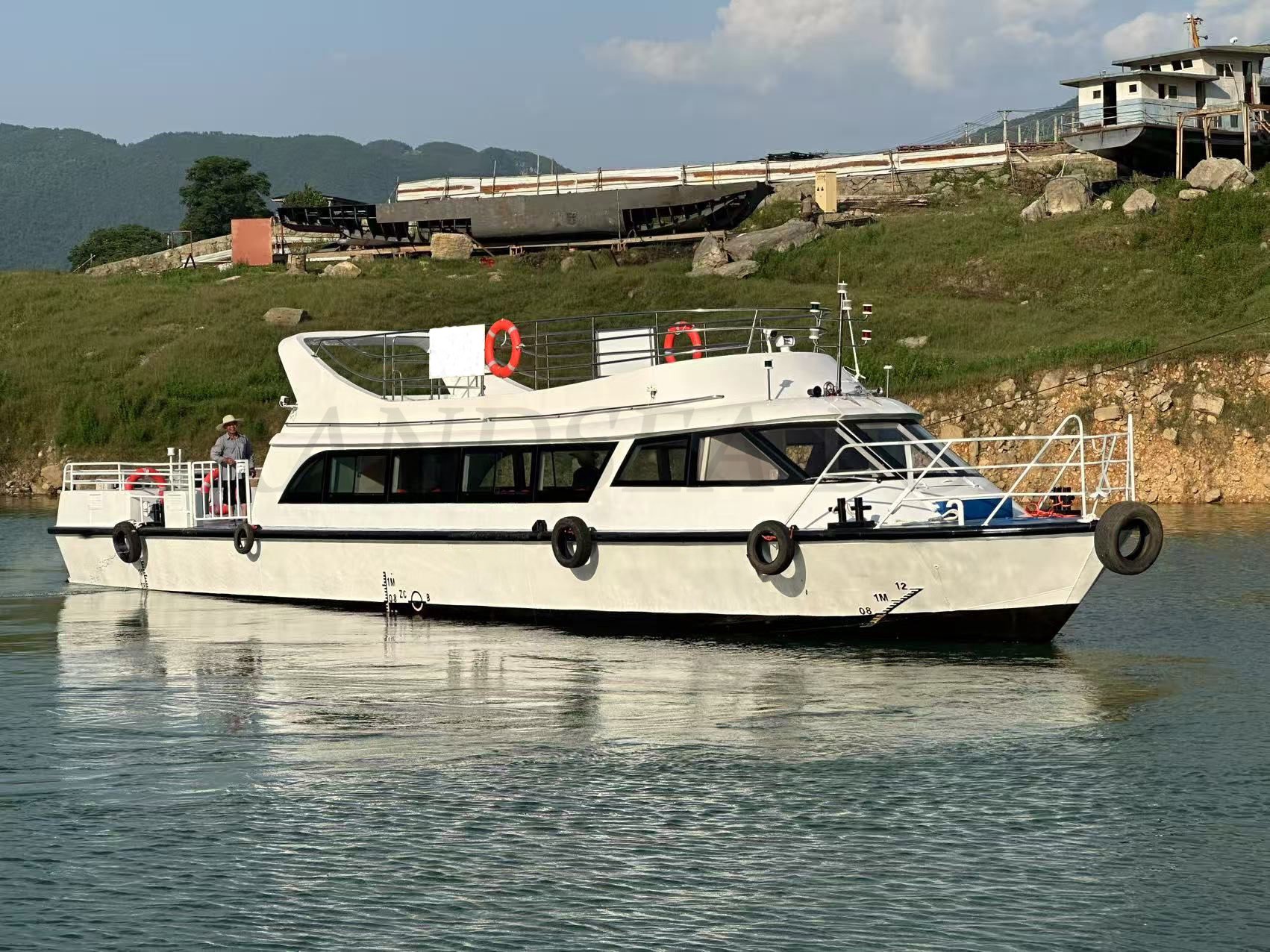 Bateau en aluminium Grandsea 18.8m/65ft pour 50 passagers, bateau de lac