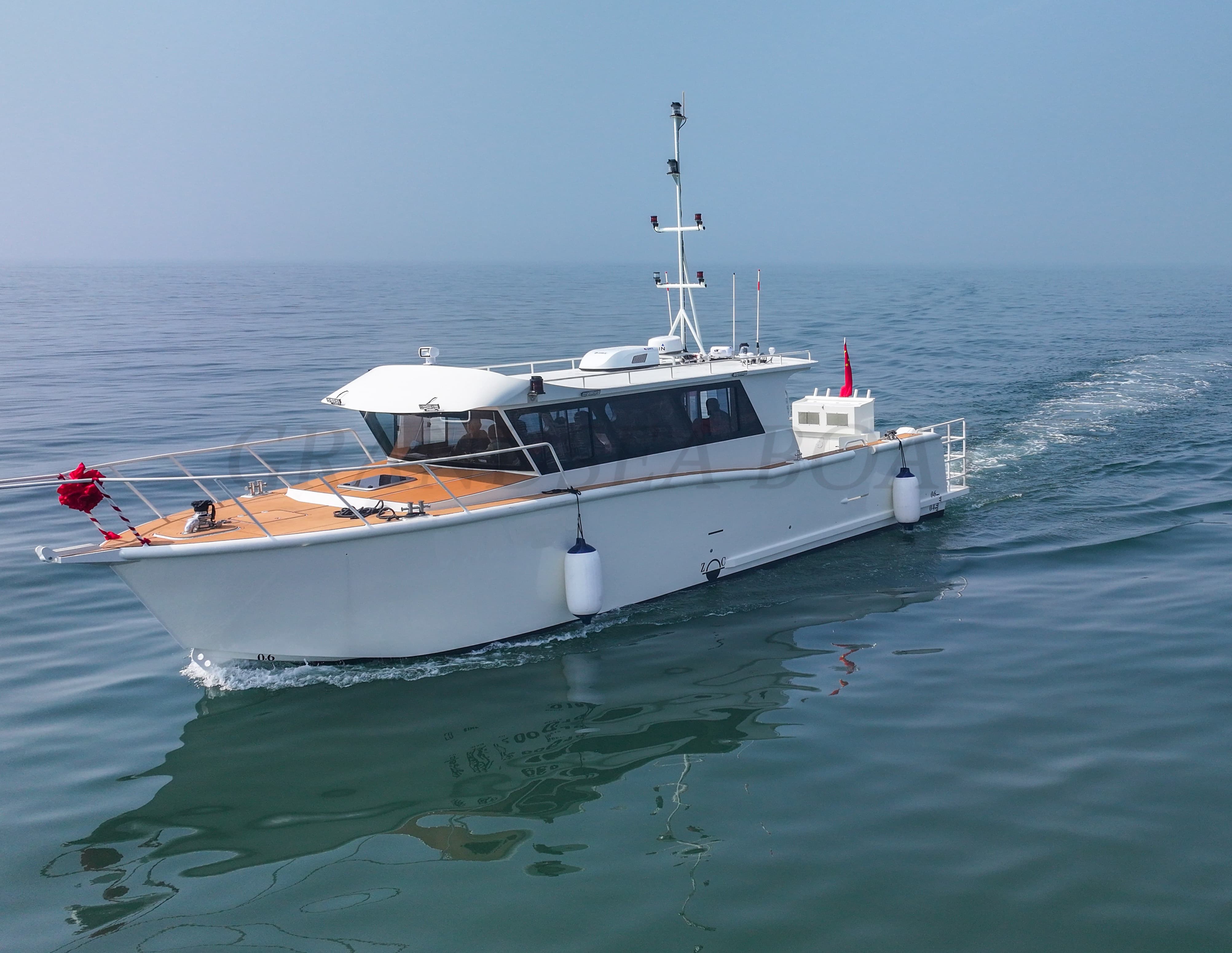 Grandsea 14.53m Bateau de pêche de plaisance en aluminium Best avec cabine complète, croiseur sportif walk around, à vendre