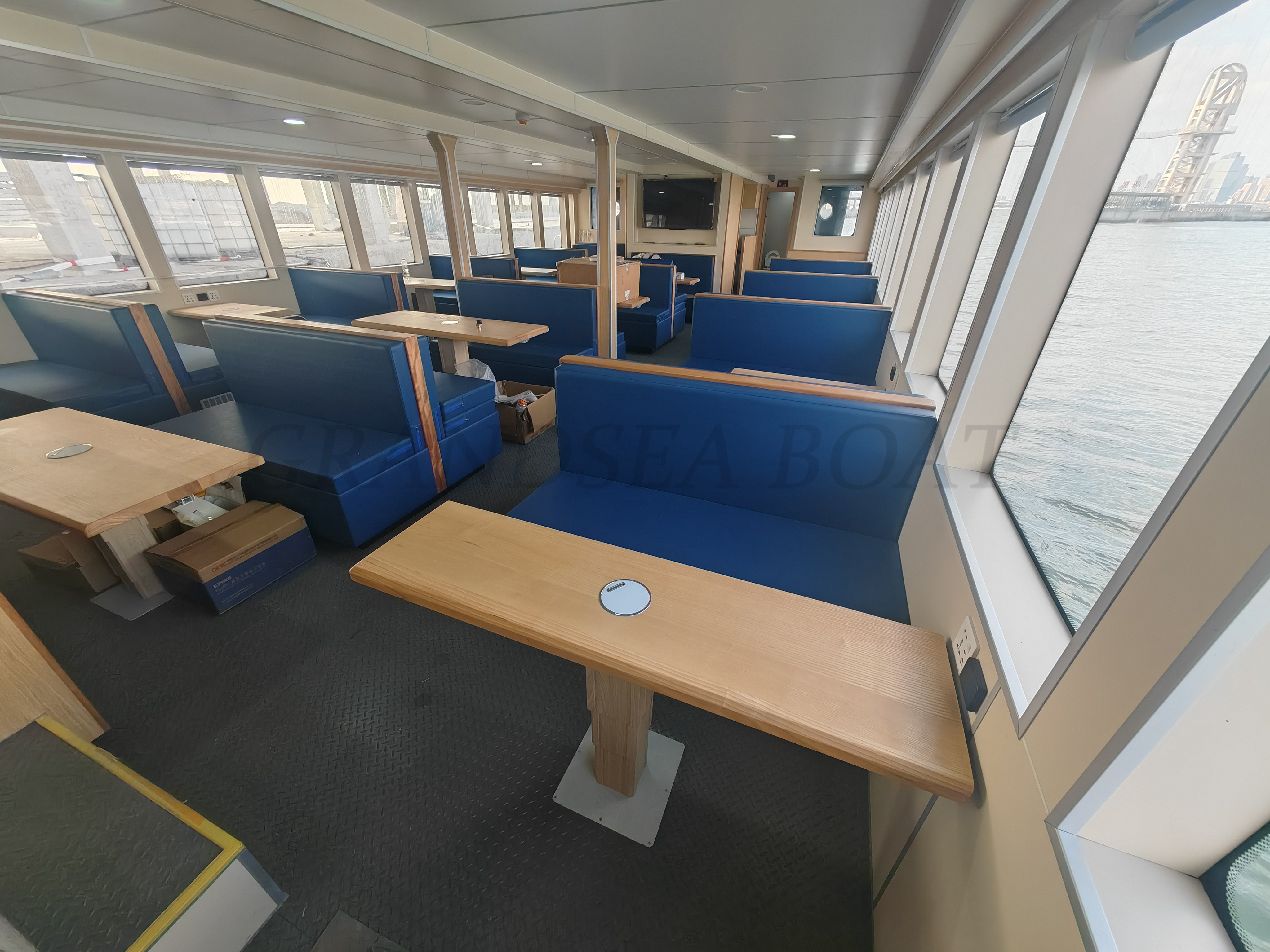 Bateau de tourisme en aluminium Grandsea 21m 120 places Bateau de passagers Ferry touristique à vendre