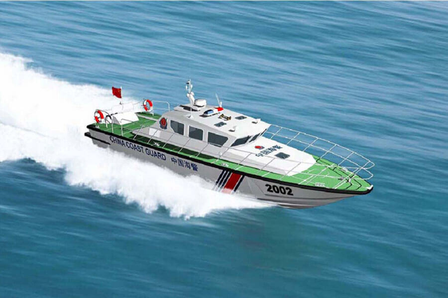Bateau de patrouille de la Garde côtière à grande vitesse en aluminium Grandsea 21m à vendre