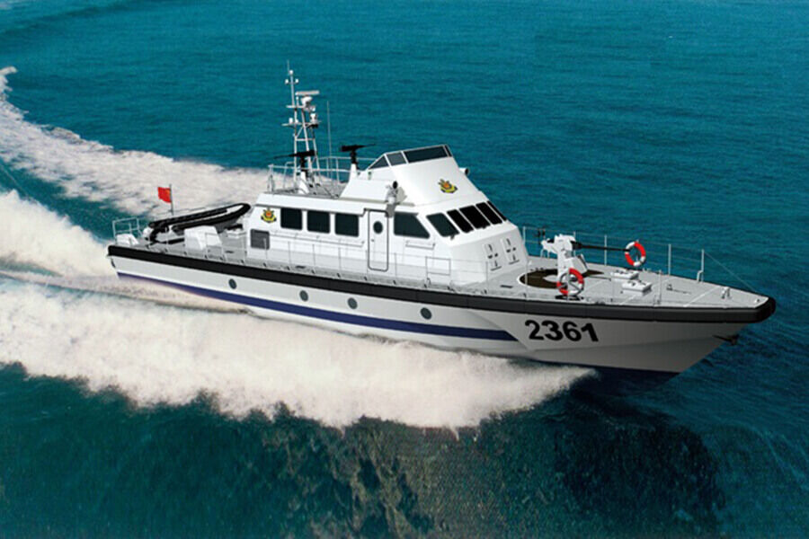 Grandsea 25m 40knots FRP Offshore Navy Mililtary Patrol Boat à vendre