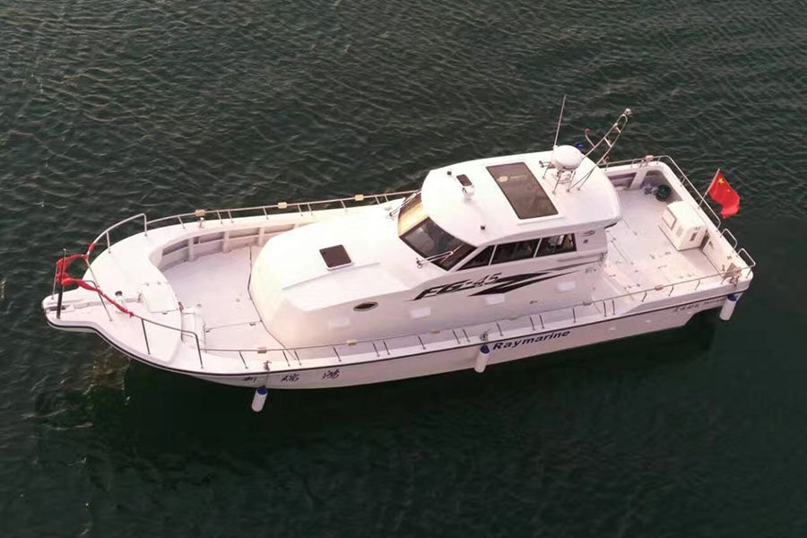 Grandsea 45ft  Fiberglass Fishing  Boats with Diesel Inboard  Engine for Sale