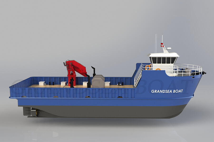 Bateau de recherche et d'étude offshore Grandsea 22m Steel River And Sea à vendre