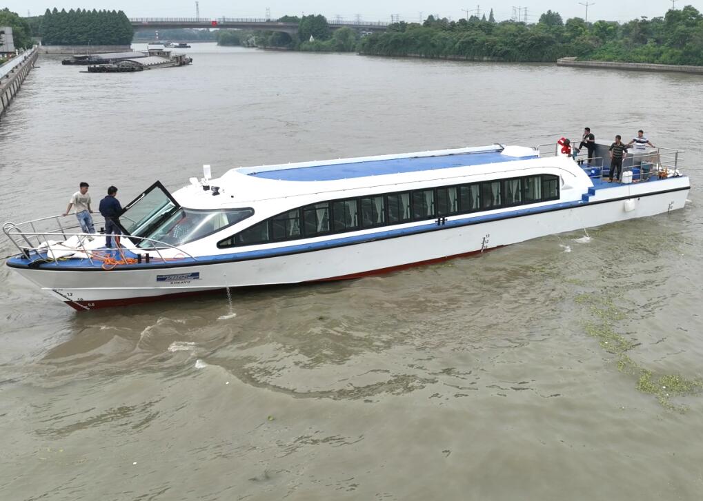 Grandsea 23,5 m Coque en acier Inboard Diesel 80 personnes Coastal Sea River Ferry Bateau à passagers