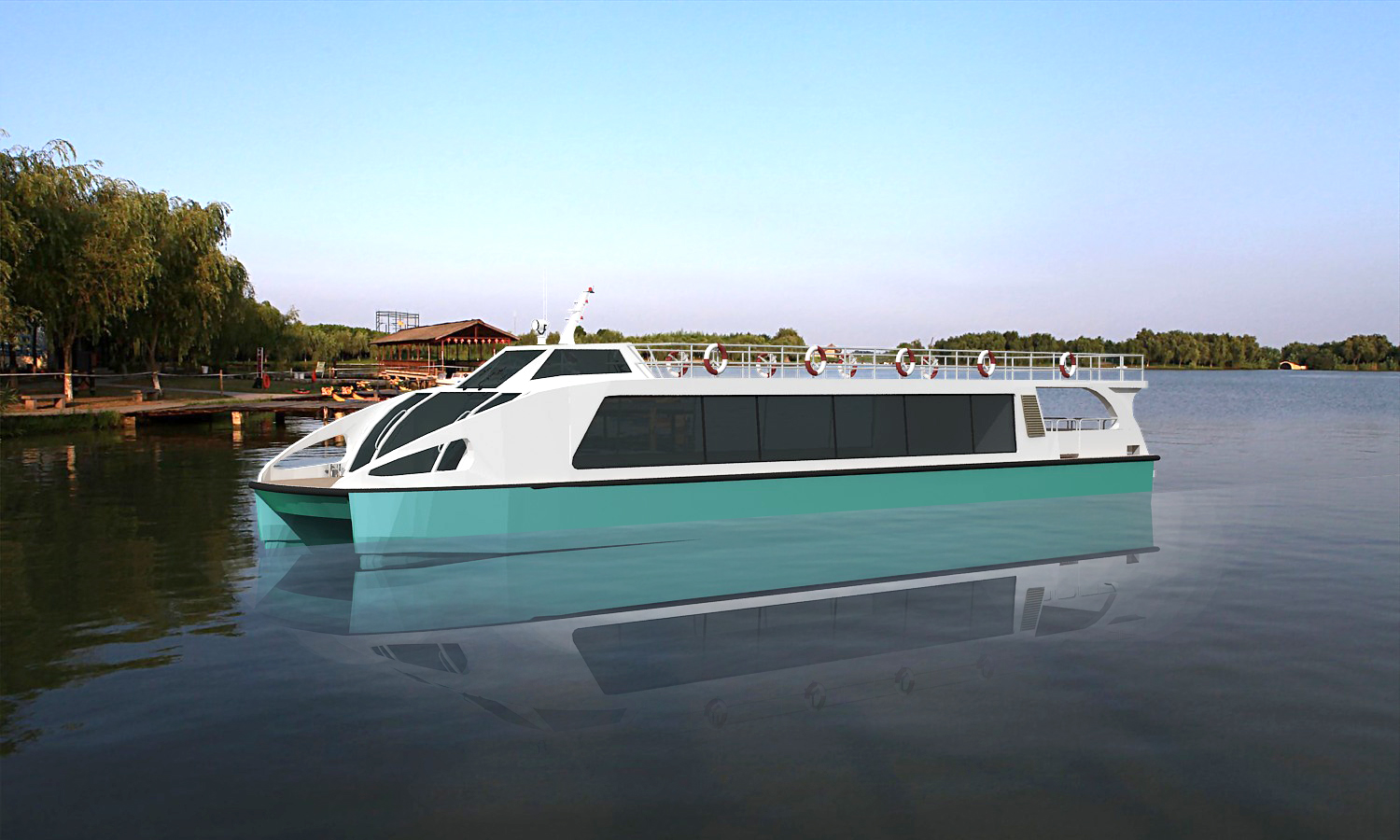 Grandsea 22m Double Decker Catamaran Dinner Cruise Sightseeing Water Taxi Bus Ferry Boat à vendre