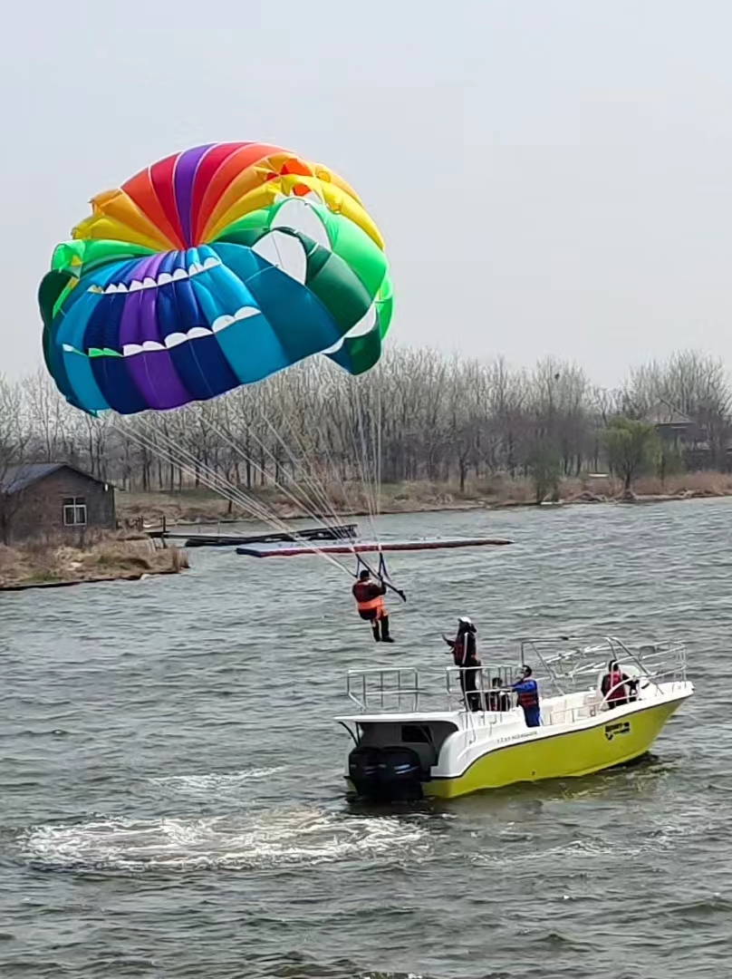 Grandsea 10.7m en fibre de verre matériel vitesse plate-forme parachute ascensionnel bateau deux personnes à vendre