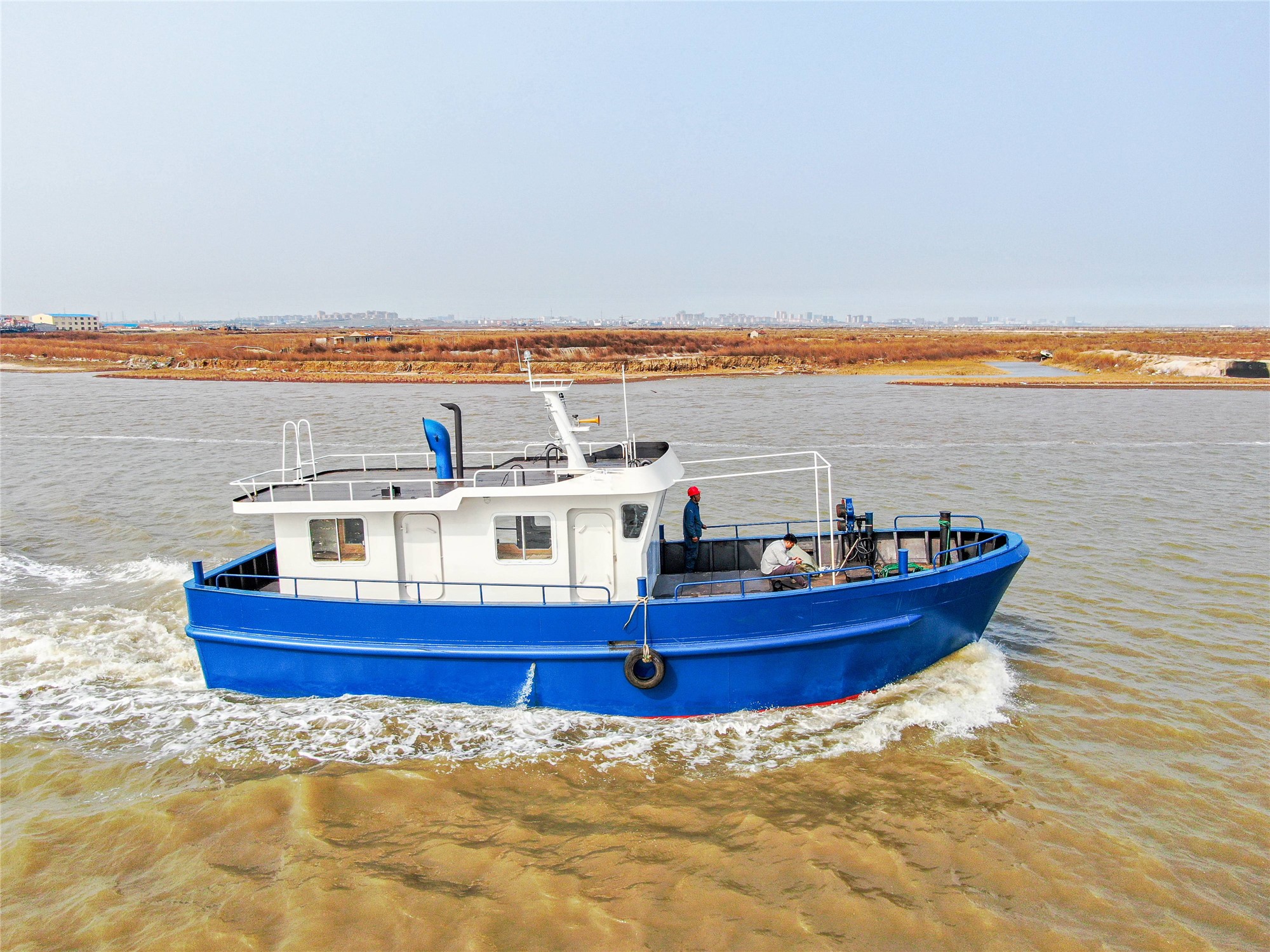 Bateau de pêche commercial matériel en acier de filet maillant de la longueur 14m de Grandsea à vendre