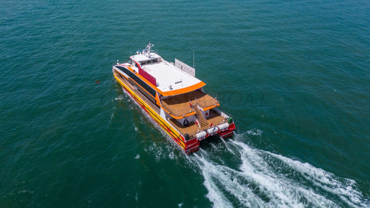 Grandsea قوارب ركاب تجارية من نوع قطمران من الألومنيوم بطول 117ft، عبّارة ركاب للبيع