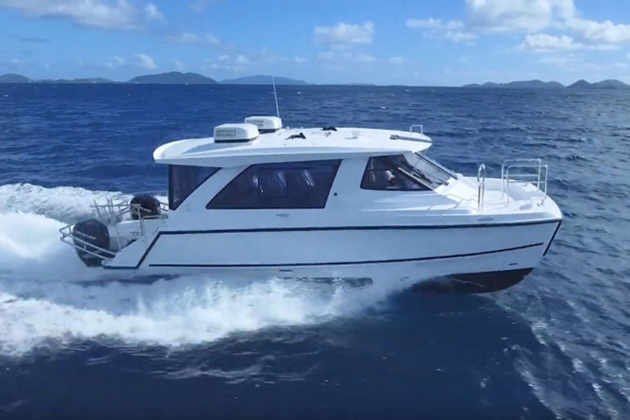 الصين 38 قدم Catamaran 30 Passenger FRP Catamaran Ferry Boat للبيع