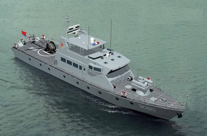 زورق دورية عالي السرعة 32 م FRP