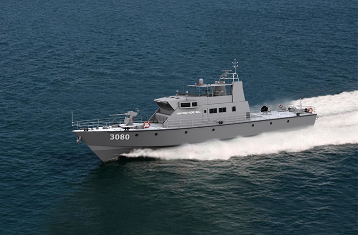 زورق دورية عالي السرعة 32 م FRP