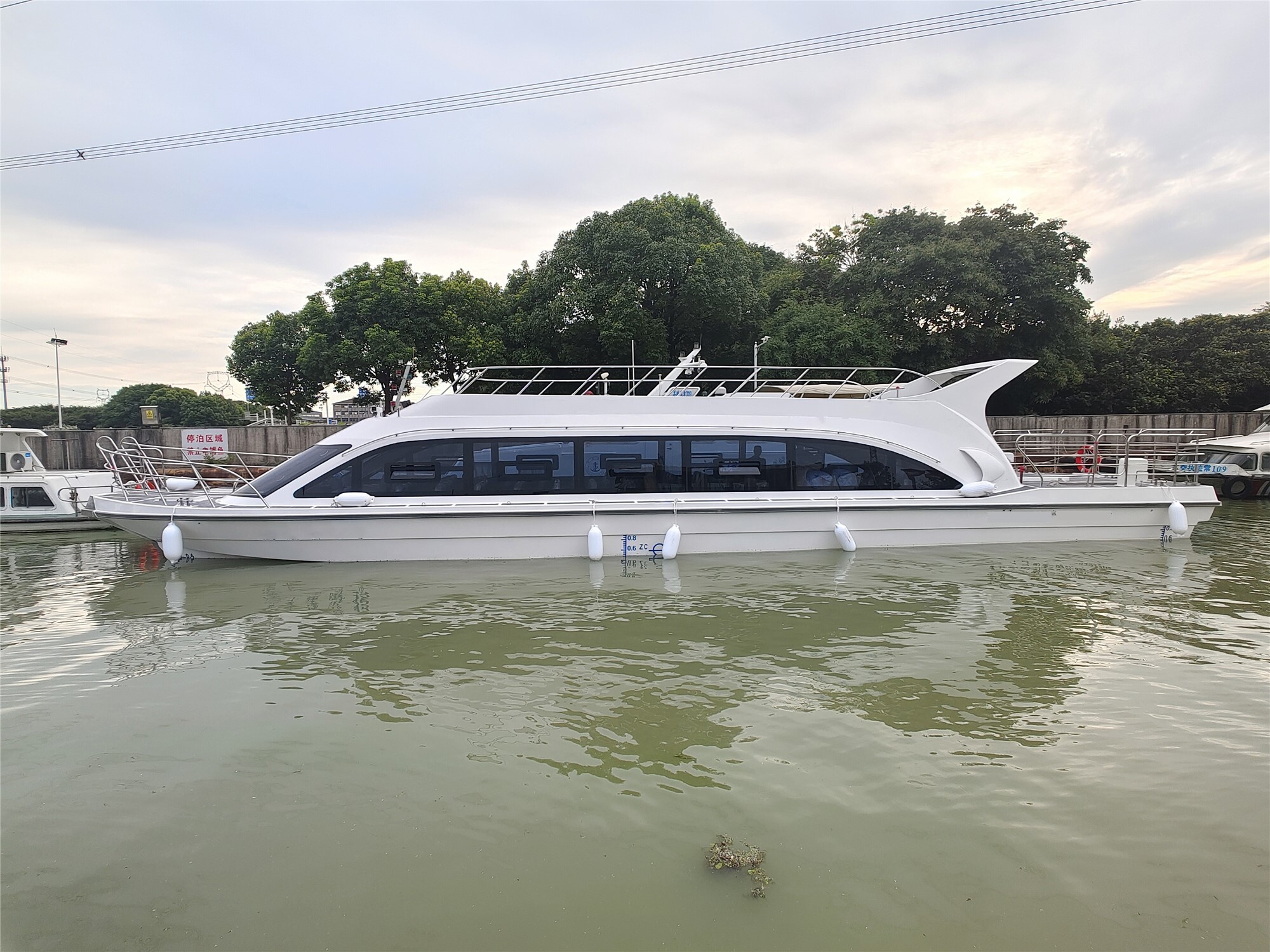 Grandsea 22m FRP 100 personas diésel intraborda mar costero barco de pasajeros de alta velocidad en venta