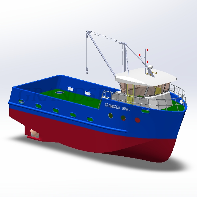 Grandsea 16m Fibra de Vidrio Cerco Barco de Pesca Comercial para la Venta