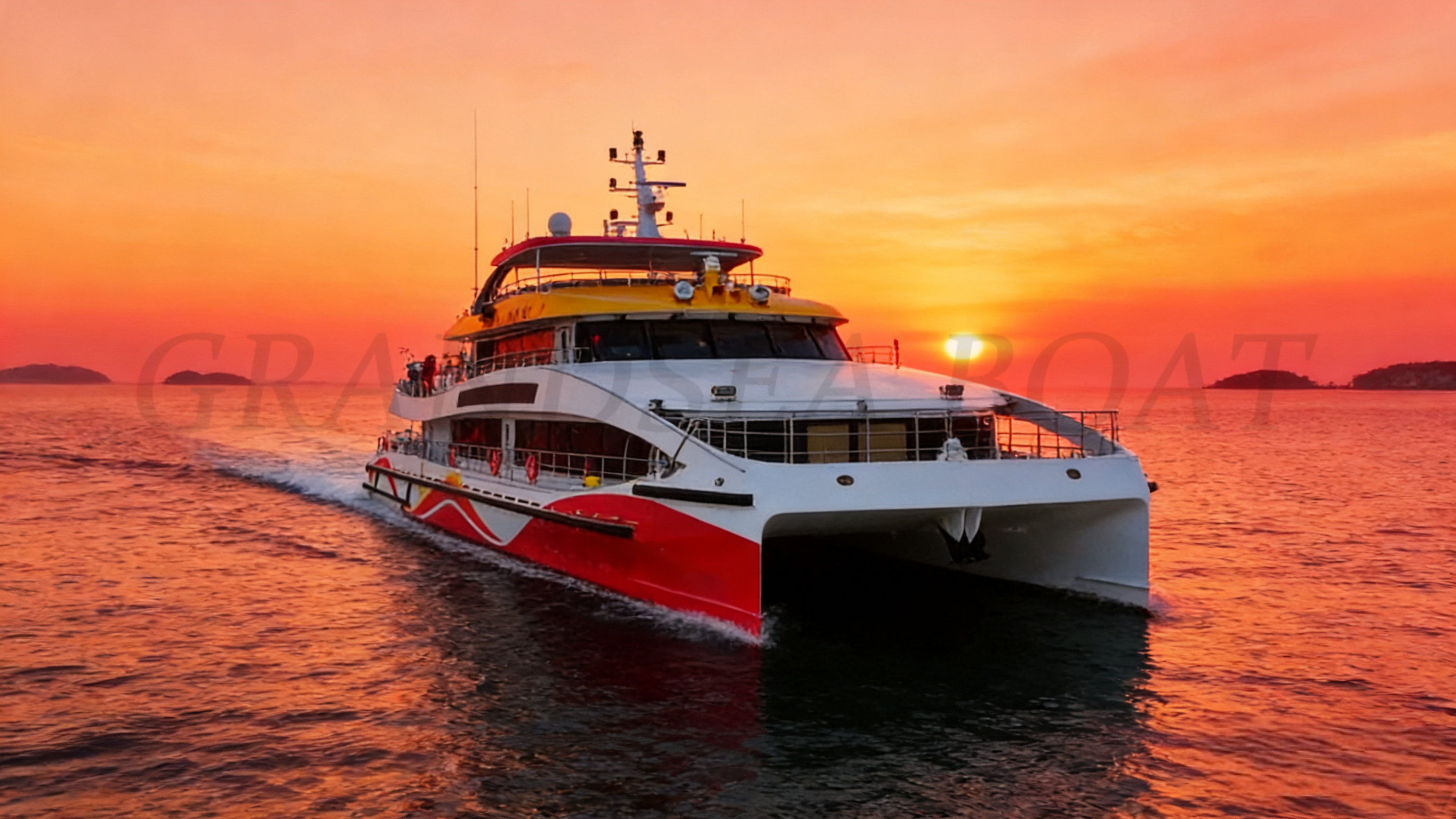 Grandsea 380 Ferry catamarán para pasajeros 36m/118ft en venta