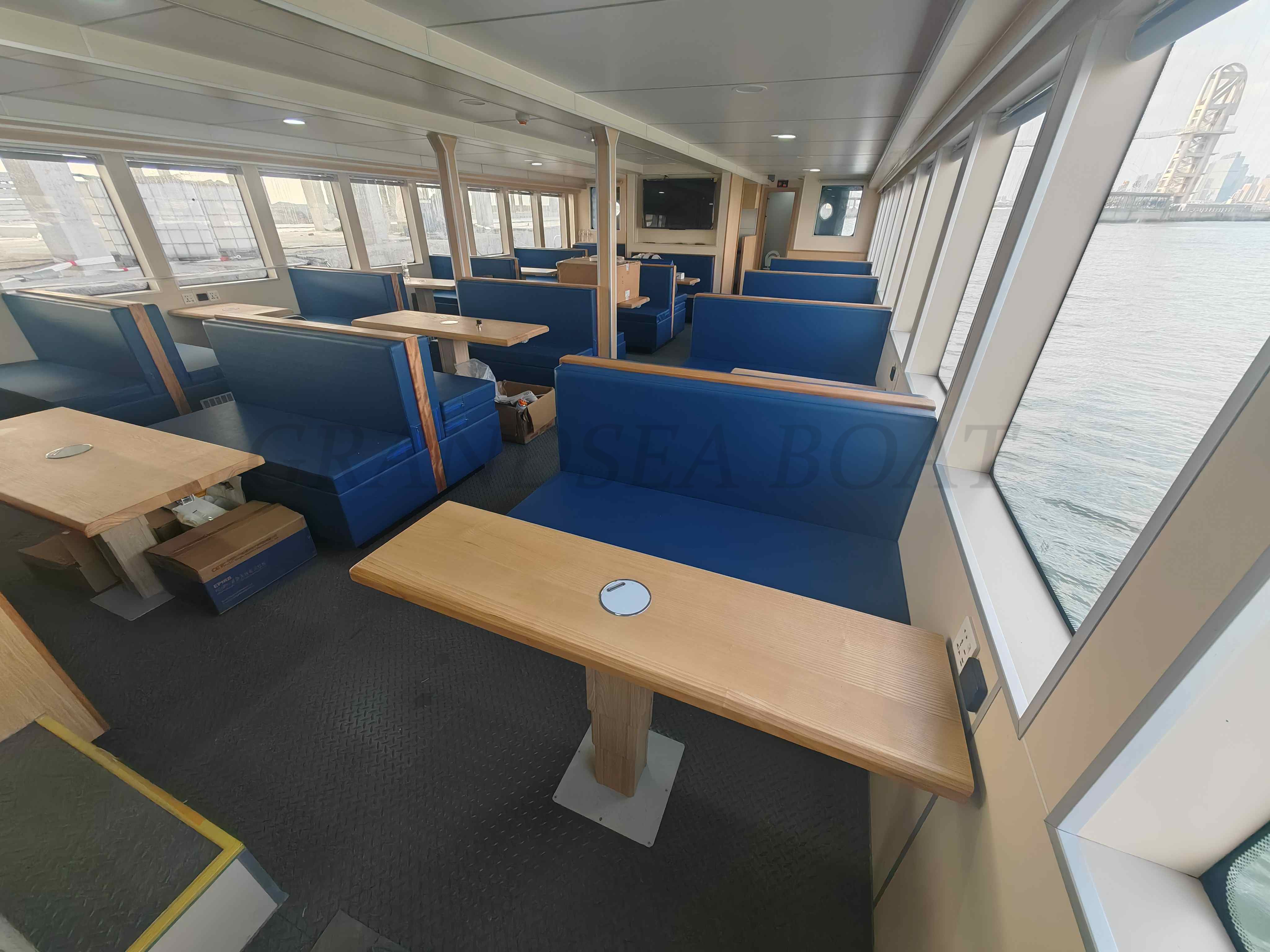 Barco turístico de aluminio Grandsea 21m 120 plazas Barco de pasajeros Ferry turístico en venta