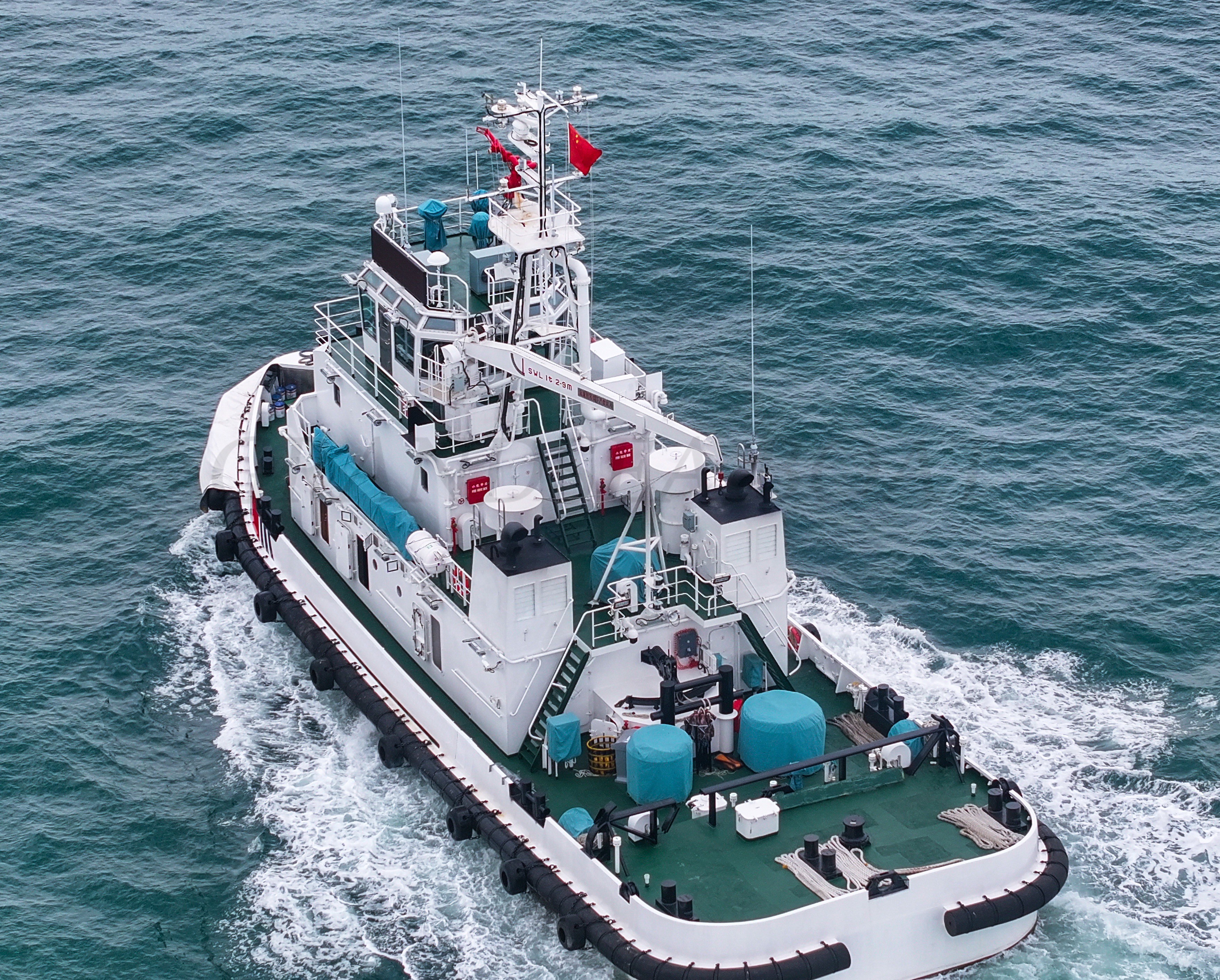Remolcador contra incendios y de aplicación de la ley Grandsea de 32 m, barco de rescate