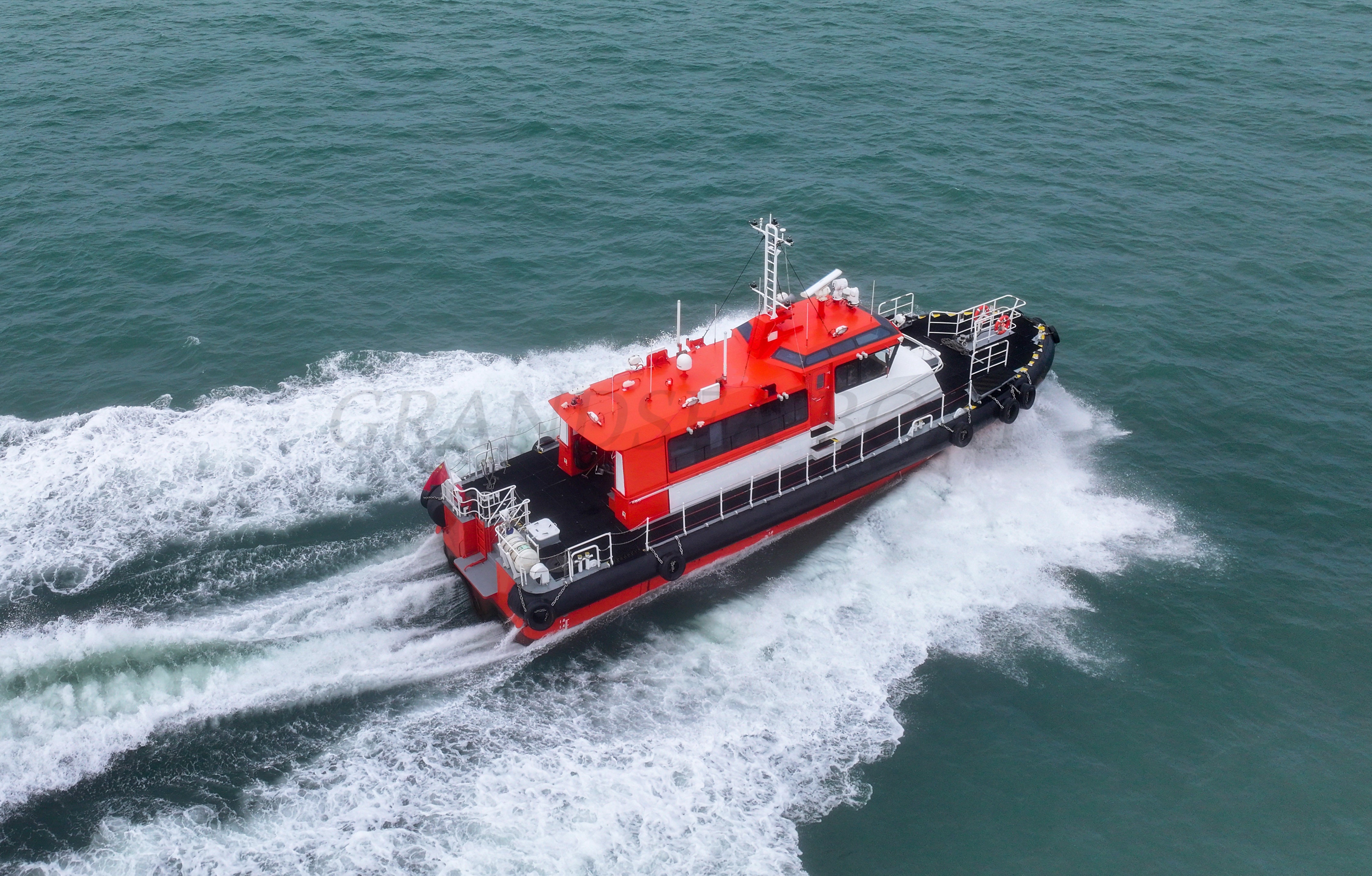 Lancha patrullera Grandsea de fibra de vidrio de alta velocidad de 22m en venta