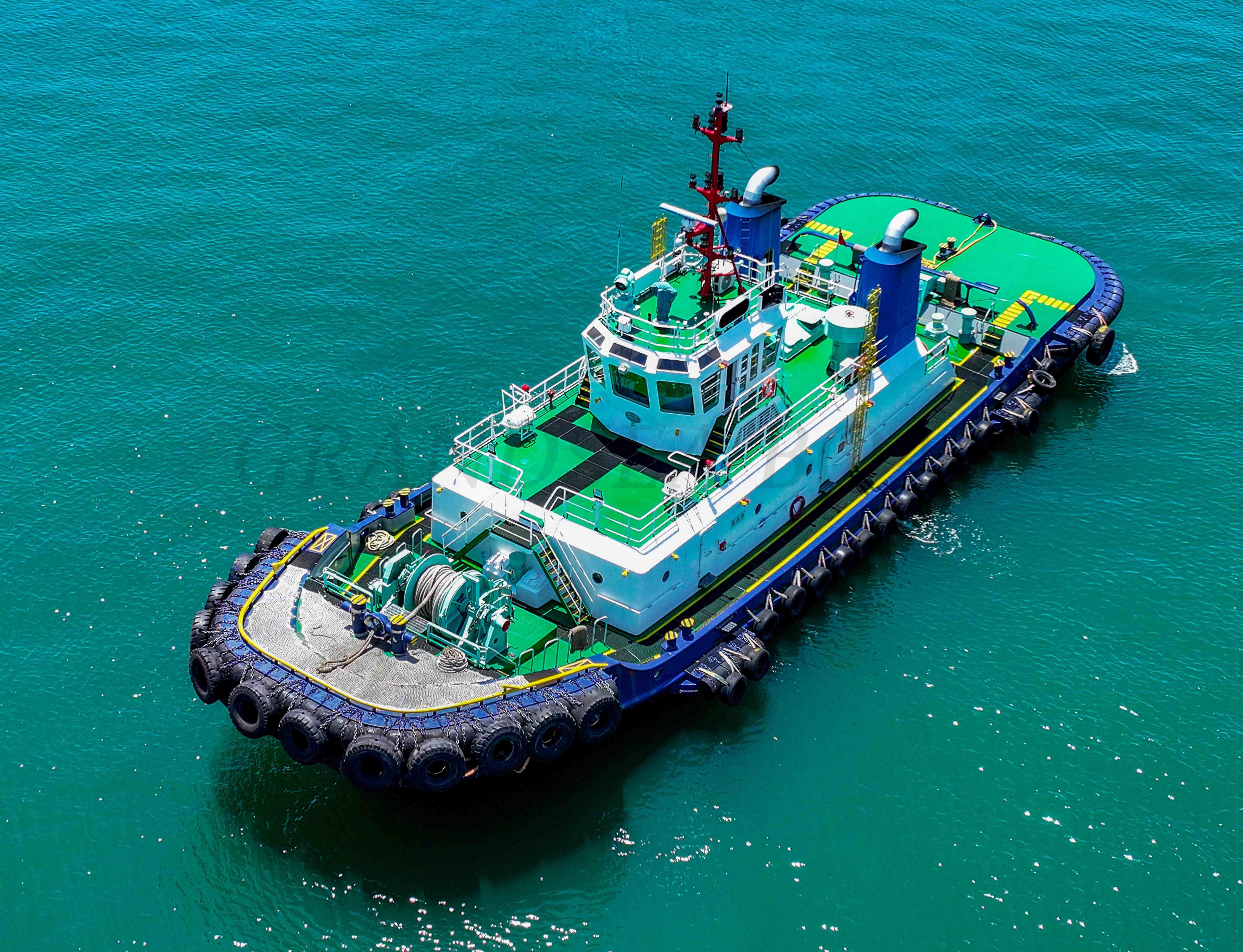 Grandsea Remolcador de 42 m en venta, remolcador de trabajo para astillero con 100t de tiro a punto fijo y 8000hp