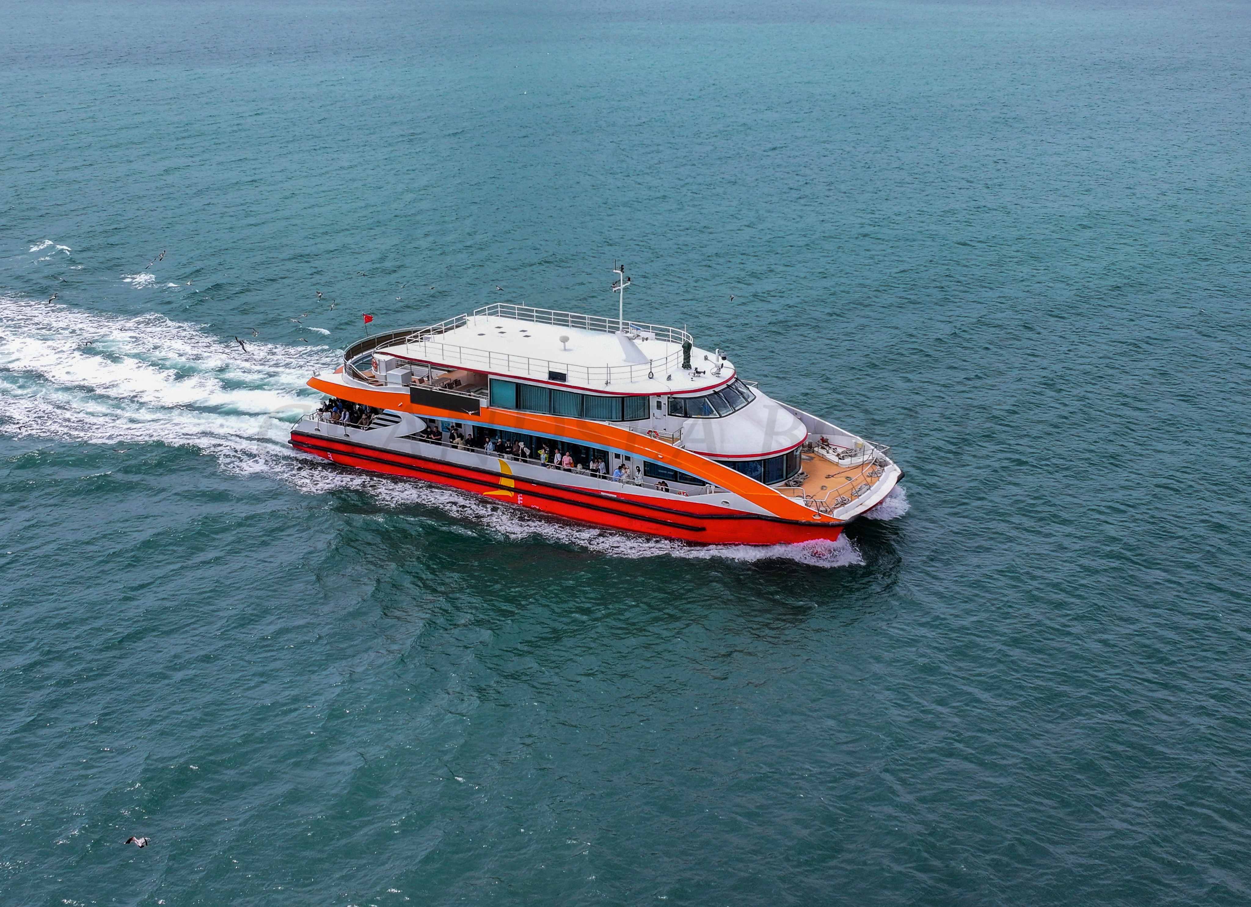 Catamarán turístico de aluminio Grandsea de 37m para 340 personas, barco turístico y de excursión en venta