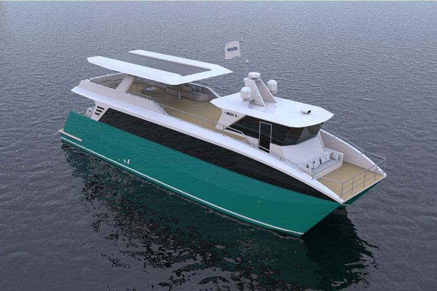 24m de aluminio Touring/turismo/casas flotantes de lujo para la venta