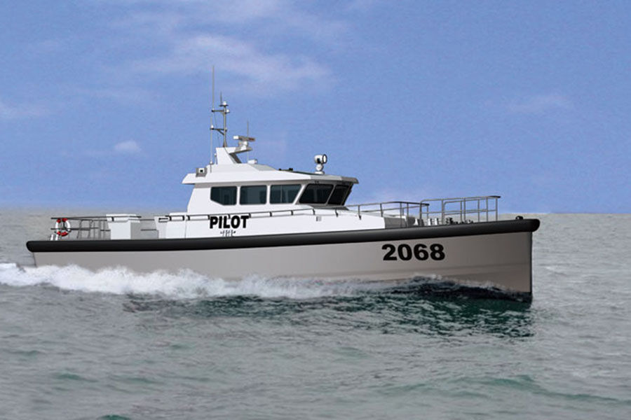 Embarcación piloto Grandsea de fibra de vidrio de 21 m a la venta