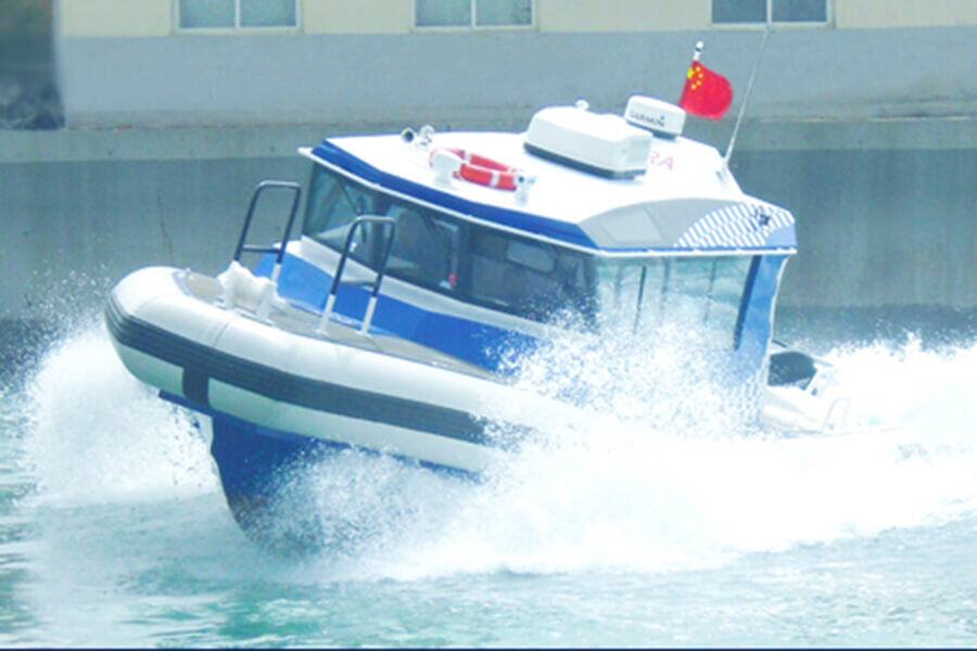 Barcos guardacostas de patrulla de motor fuera de borda de alta velocidad de aluminio/aluminio de 11,65 m a la venta