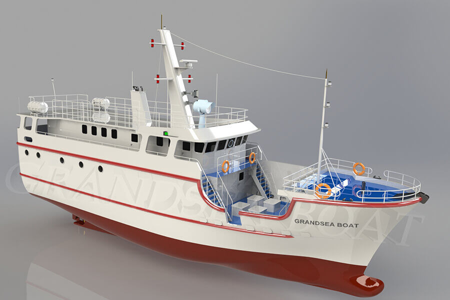 Barco de pesca de palangre comercial Grandsea 26m FRP a la venta