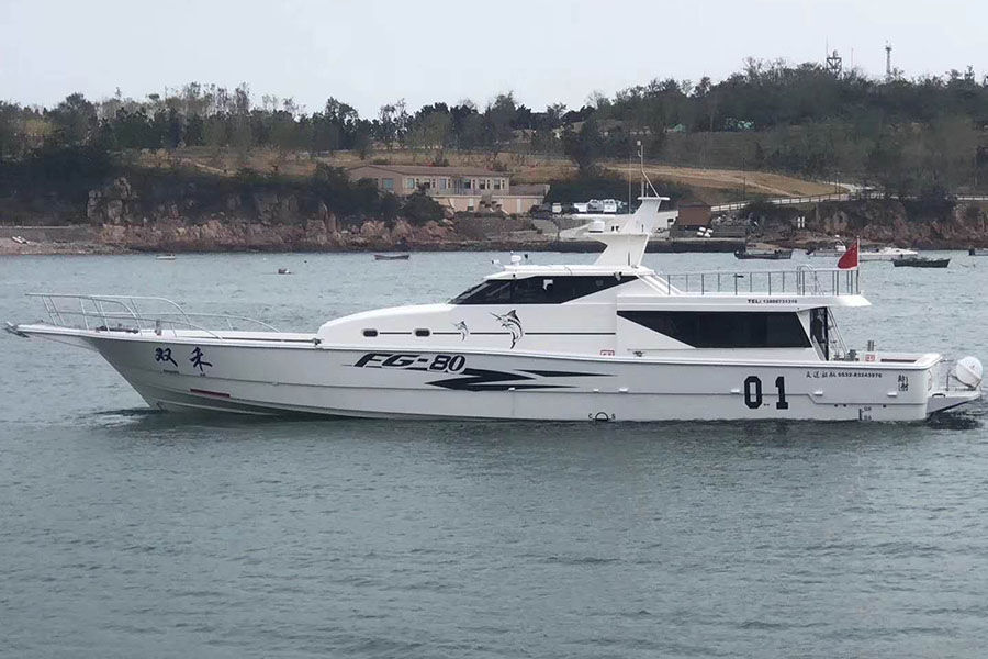 Grandsea 77ft Fiberglass Deep Sea Fishing Trips Boat for Sale