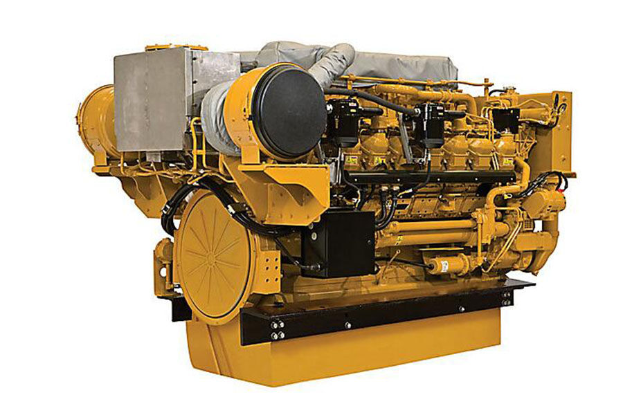 Motores de barco diésel de velocidad media Caterpillar CAT y MAK de importación estadounidense a la venta, Rusia,