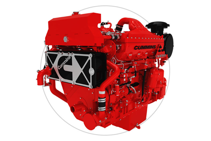 China hizo 450hp-700hp Cummins KTA19 Diesel Marine Ship Engines para la venta Rusia