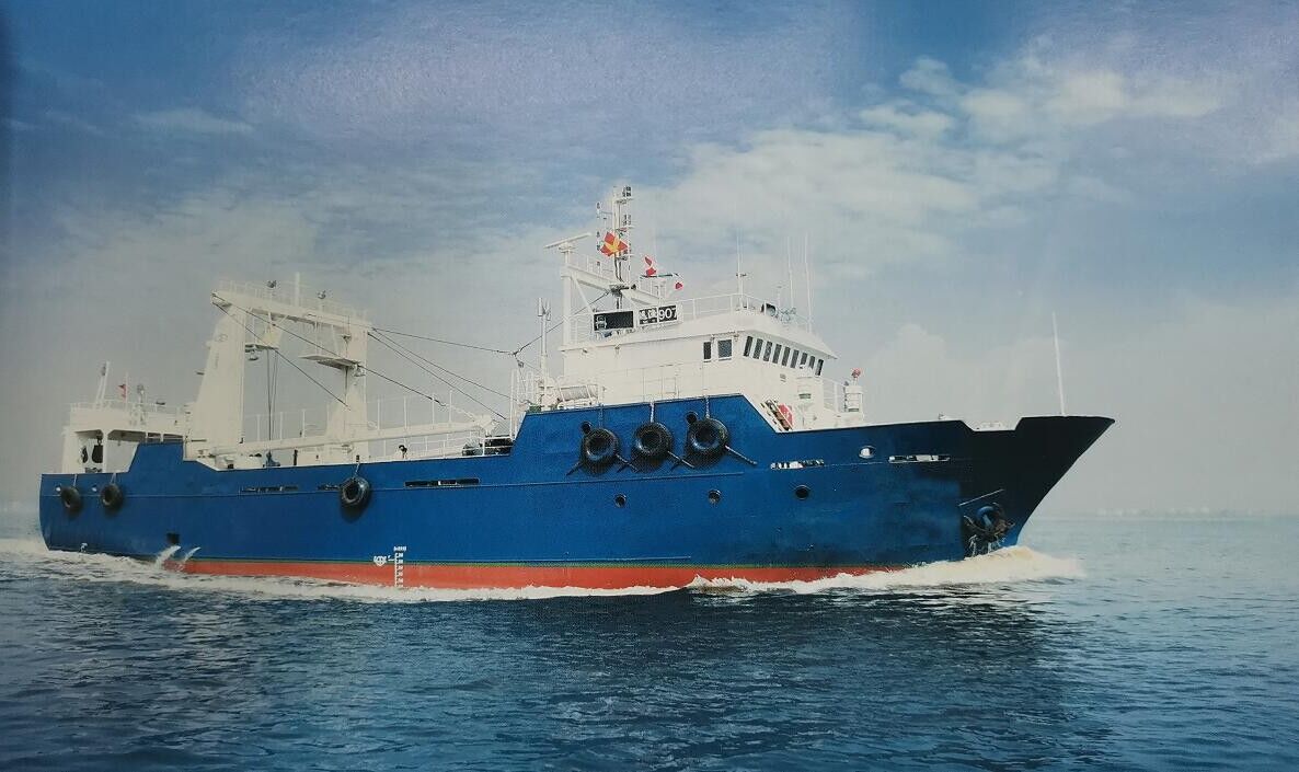 Barco de pesca comercial de 37 m, barco de pesca de arrastre de dos pisos