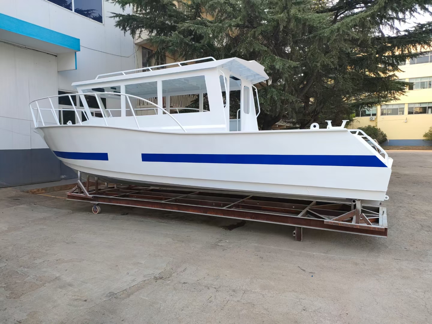 Barco patrullero marino de aluminio Grandsea de 9 m en venta