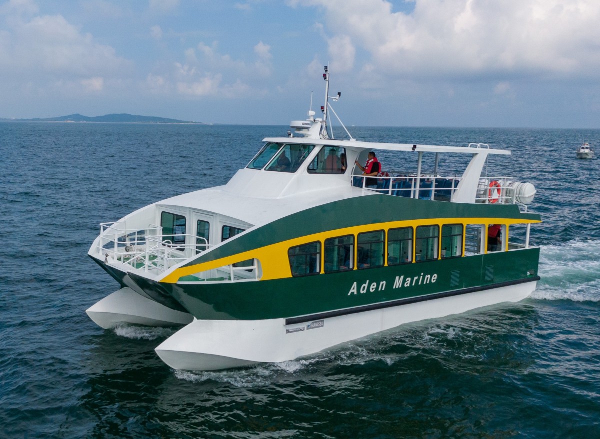 Ferry de pasajeros Grandsea 15m catamarán de aluminio de 78 pasajeros en venta
