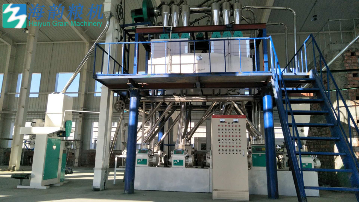 30 tonnes de machine de moulin à farine de blé concurrencent l'usine