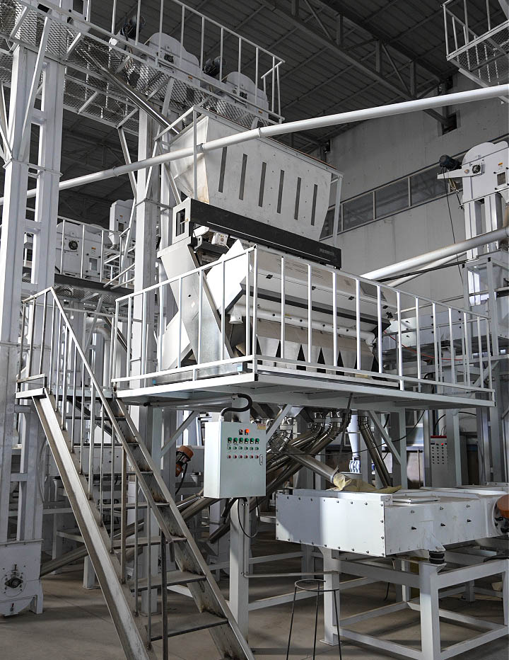 Línea de máquina descascarilladora de trigo sarraceno de 150-200kg/hour