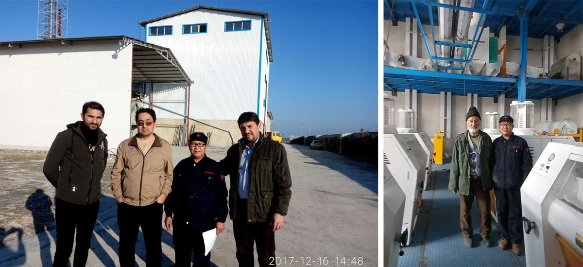 120TPD DE PLANTA DE MÁQUINAS DE MOLINO DE HARINA DE TRIGO En Irán.