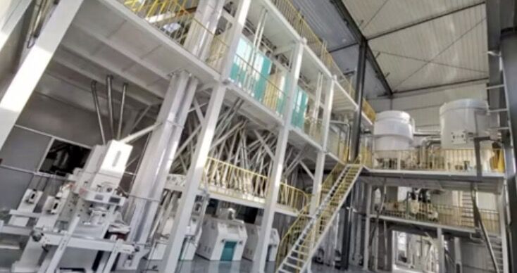 100TONS OF MAIZE FLOUR MILL MACHINE PLANT