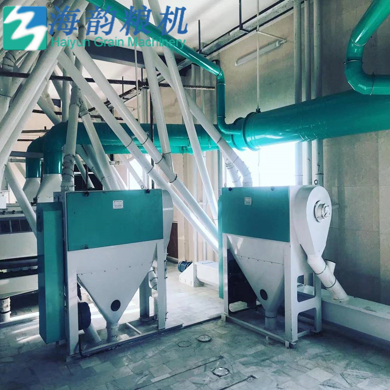 100トンの小麦粉ミル機が工場を競う