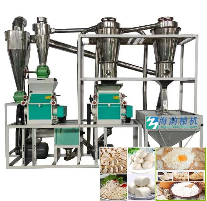 10トンの小麦粉ミル機が工場を競う