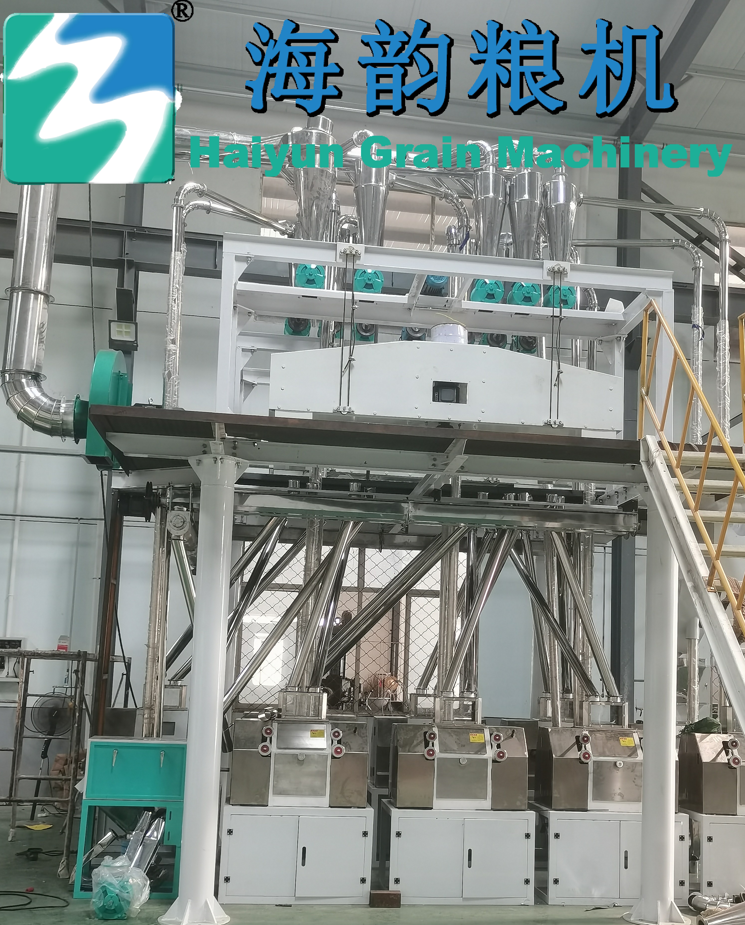 50TPDのオート麦製粉機機械加工ライン