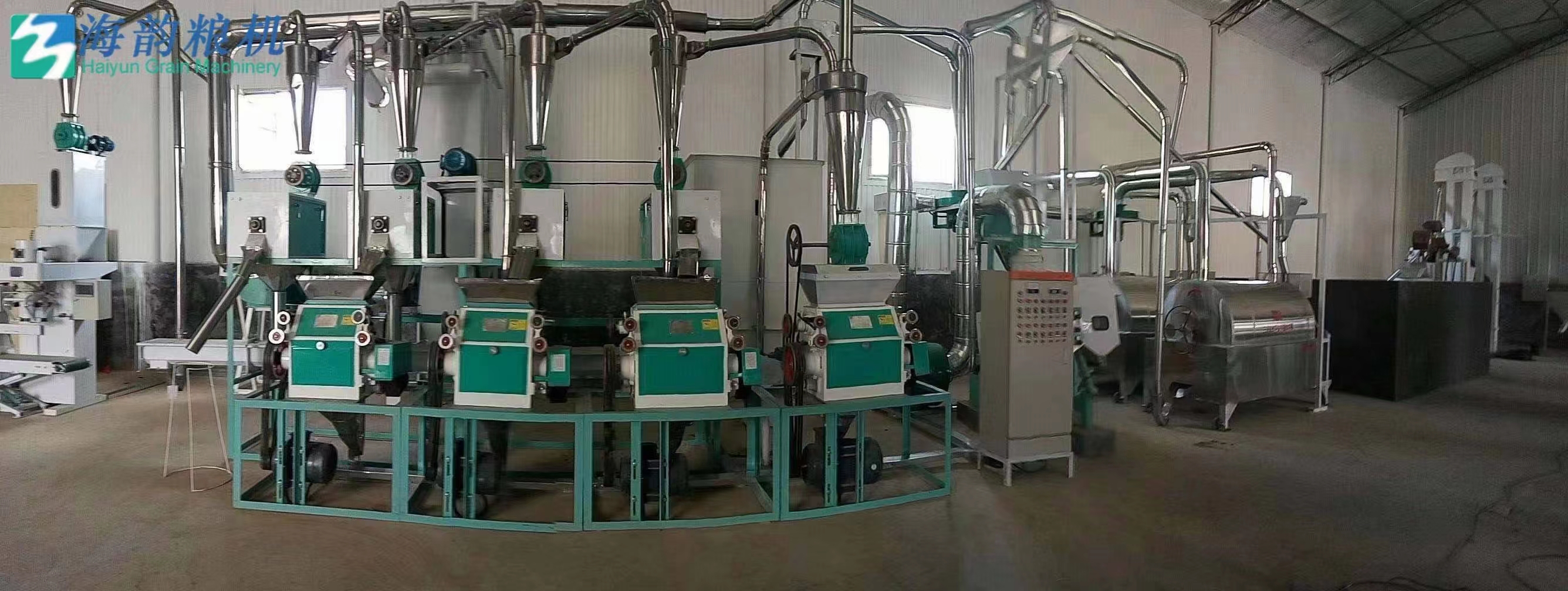 オート麦製粉機機械加工ラインの20TPD